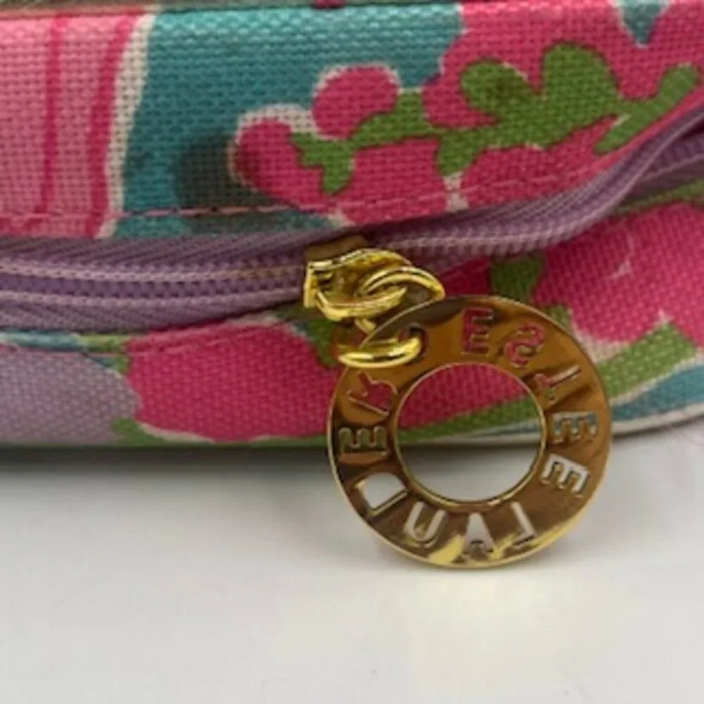 Lilly Pulitzer For Estee Lauder Makeup‎ Bag Travel Floral Zip Top